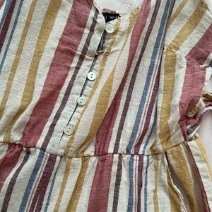 Stripped Retro Romper